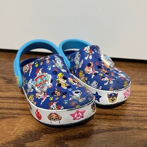 CROCS Paw Patrol Kids Navy and White Sandals